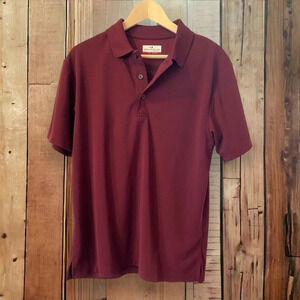 Mens size medium grand slam polo maroon